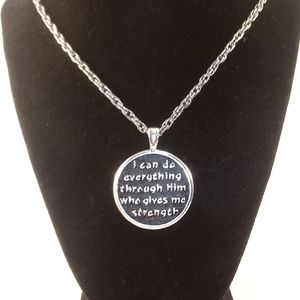 I Can Do All Things Through Christ Necklace